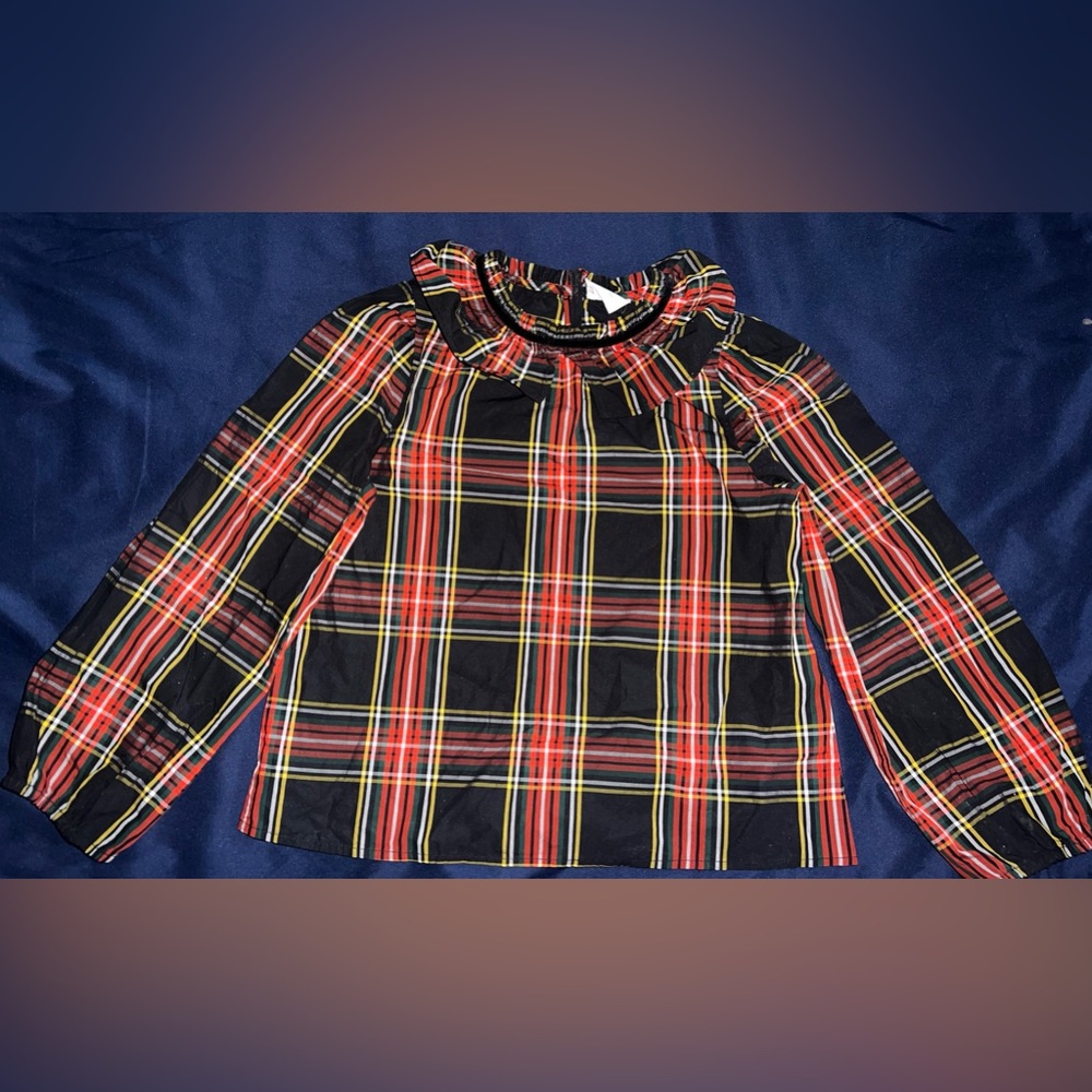 Girls Ruffle Color Top